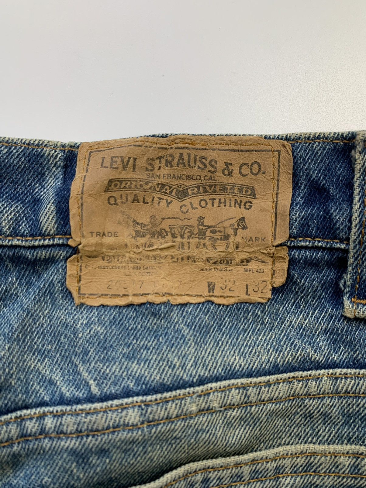 Levi's Vintage Clothing levis 517 vintage 80s blue jeans wash pant Size US 31 - 6 Thumbnail
