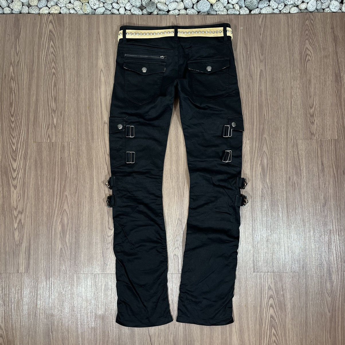 If Six Was Nine × Japanese Brand Berning Sho Leopard Strap Bondage Pants Size US 31 - 2 Thumbnail