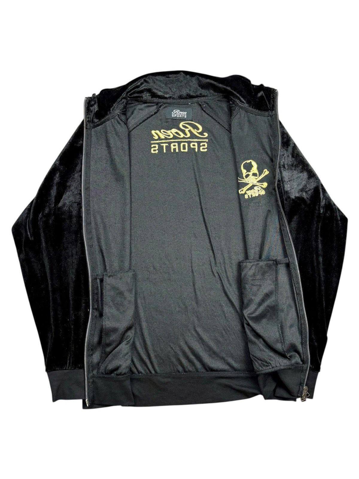 Roen 2000s Roen - Velvet Tracktop Jacket Size US M / EU 48-50 / 2 - 2 Thumbnail