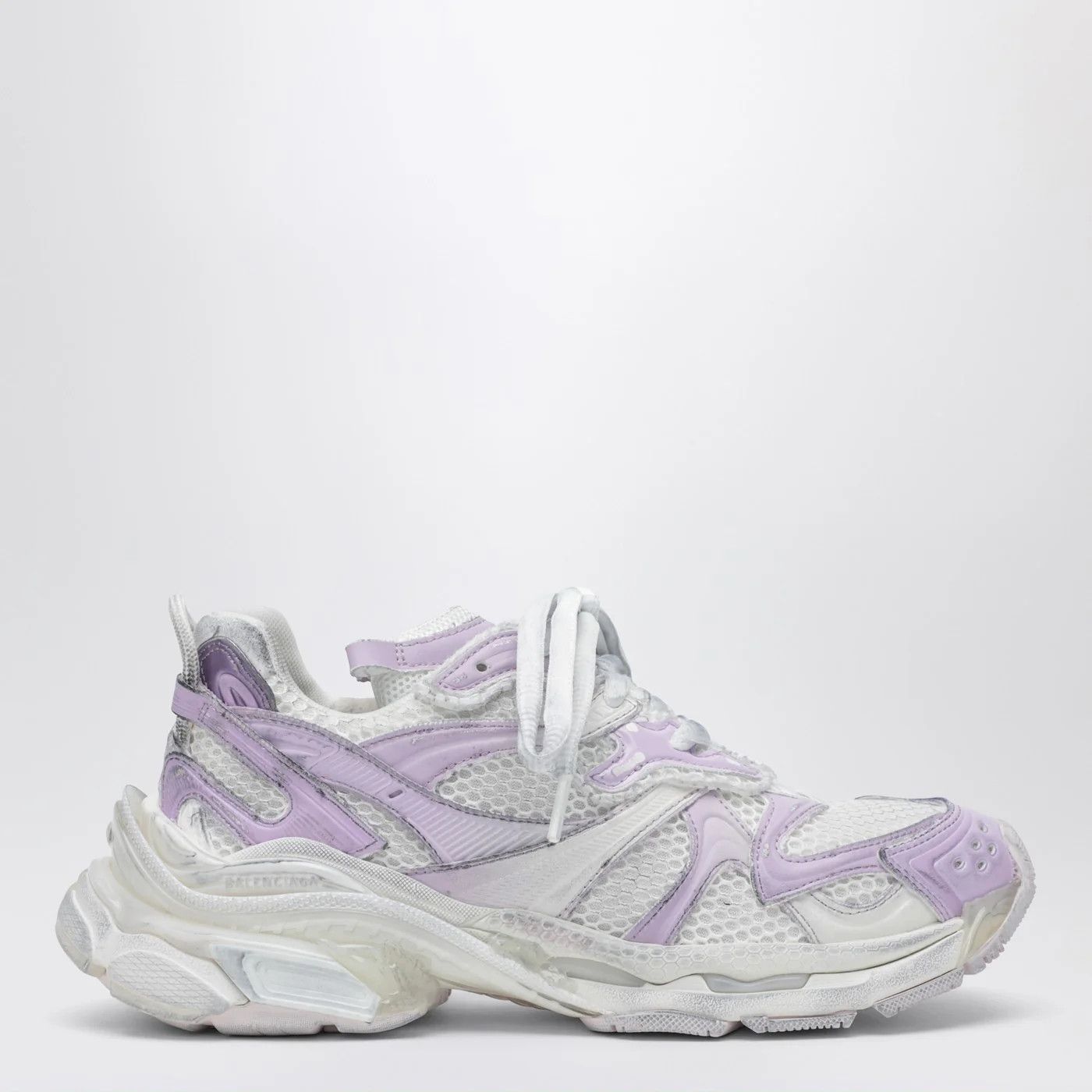 Balenciaga o1d2blof0426 Runner 2 Gradient Sneakers in Light Grey/Lilac Size US 7 / IT 37 - 1 Thumbnail
