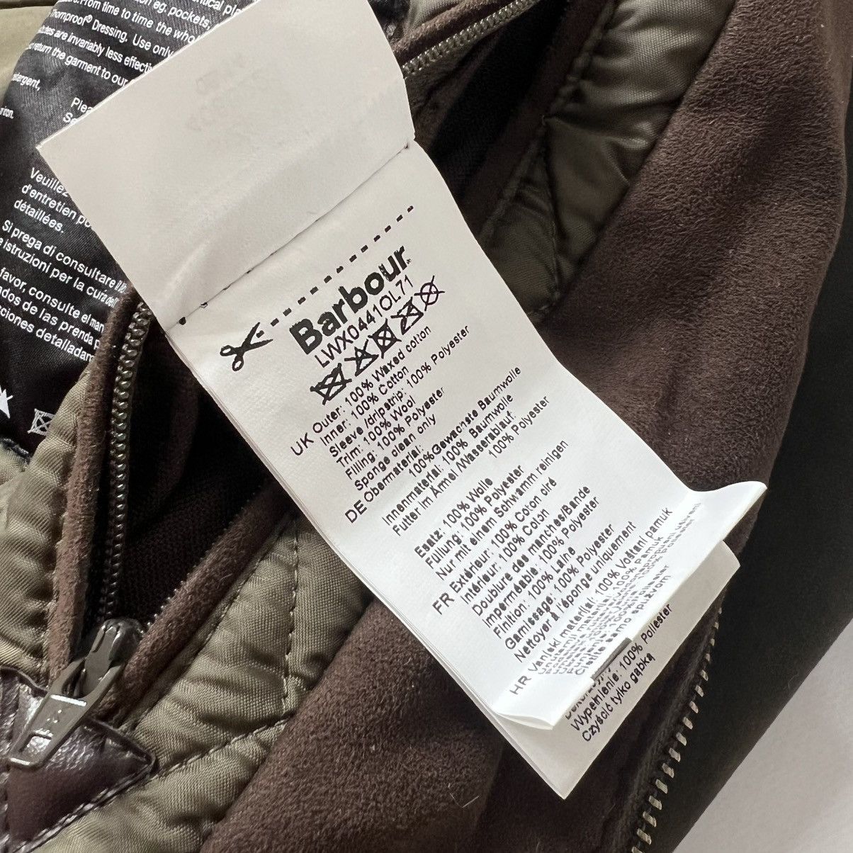 Barbour Barbour Squire Wax jacket khaki green Size XL / US 12-14 / IT 48-50 - 9 Thumbnail