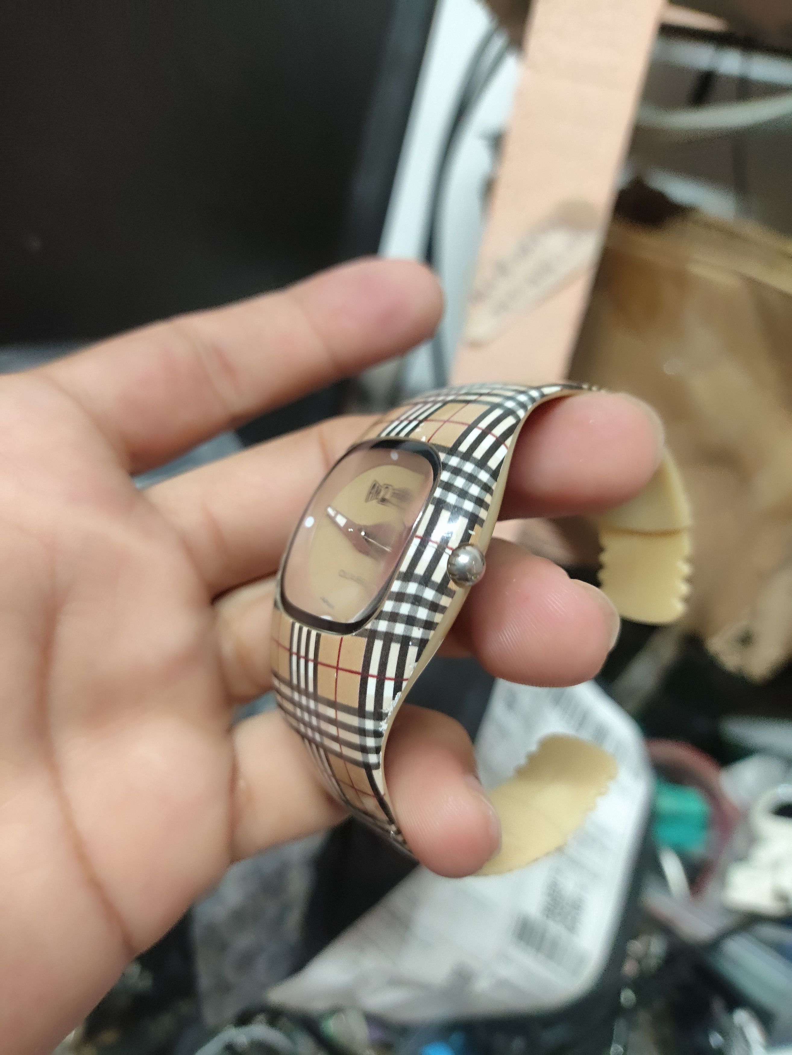 Designer × Vintage AM2PM QUARTZ JAPAN WATCH (DESIGN BURBERRY) Size ONE SIZE - 4 Thumbnail