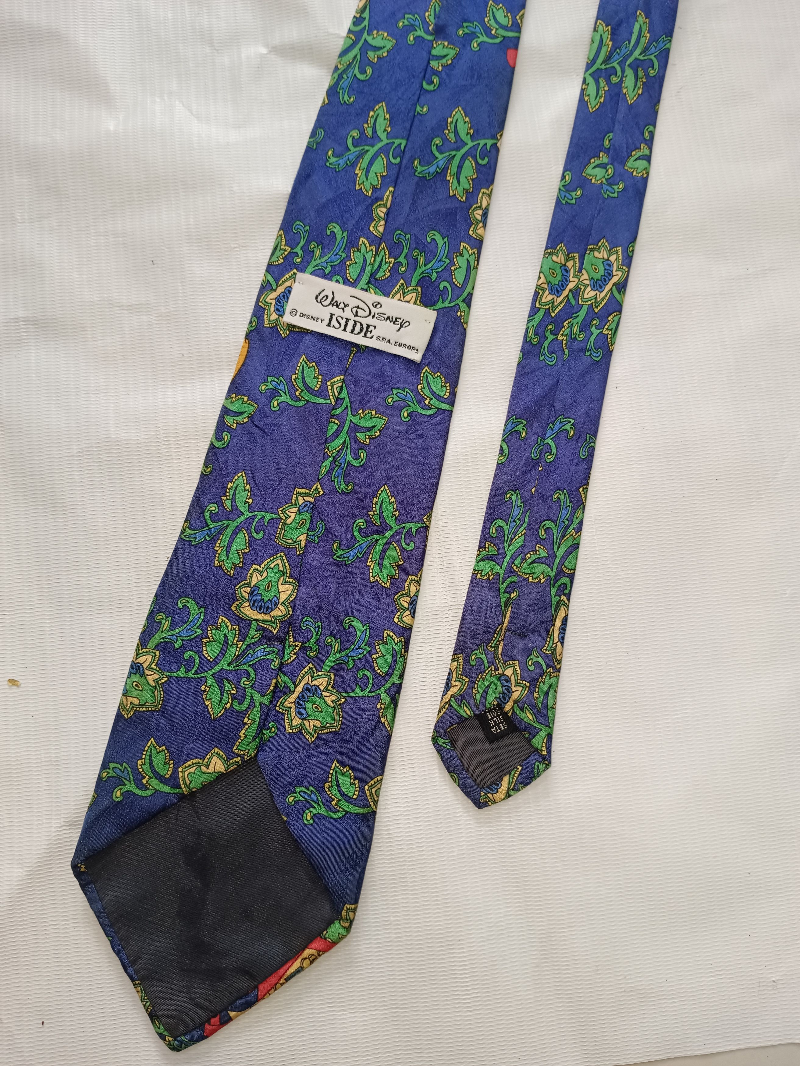 Disney × Mickey Mouse × Vintage Rare Vintage Walt Disney Iside Tie Size ONE SIZE - 3 Thumbnail