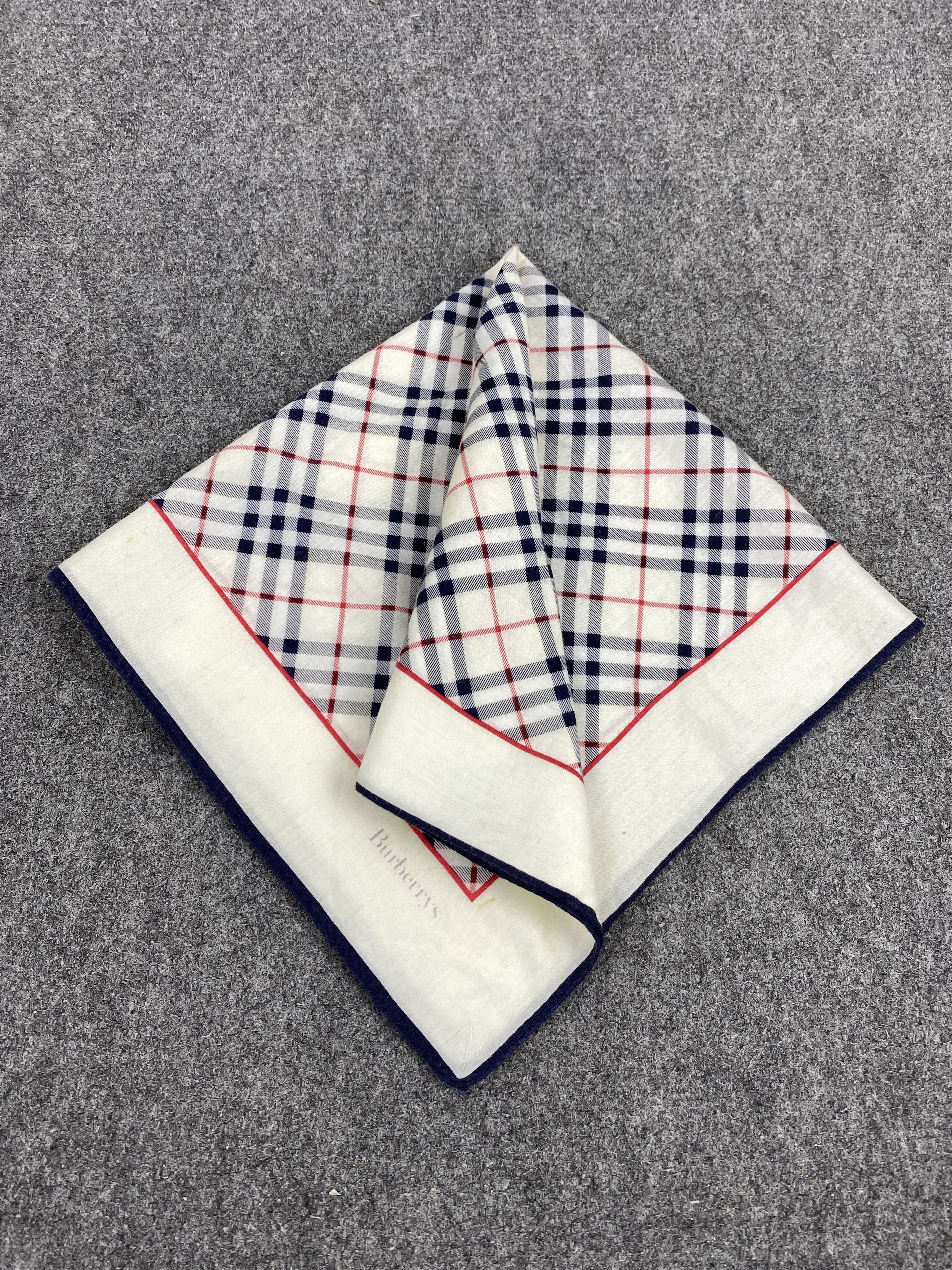 Burberry Vintage Burberry Handkerchief / Neckerchief KT0277 Size ONE SIZE - 3 Thumbnail