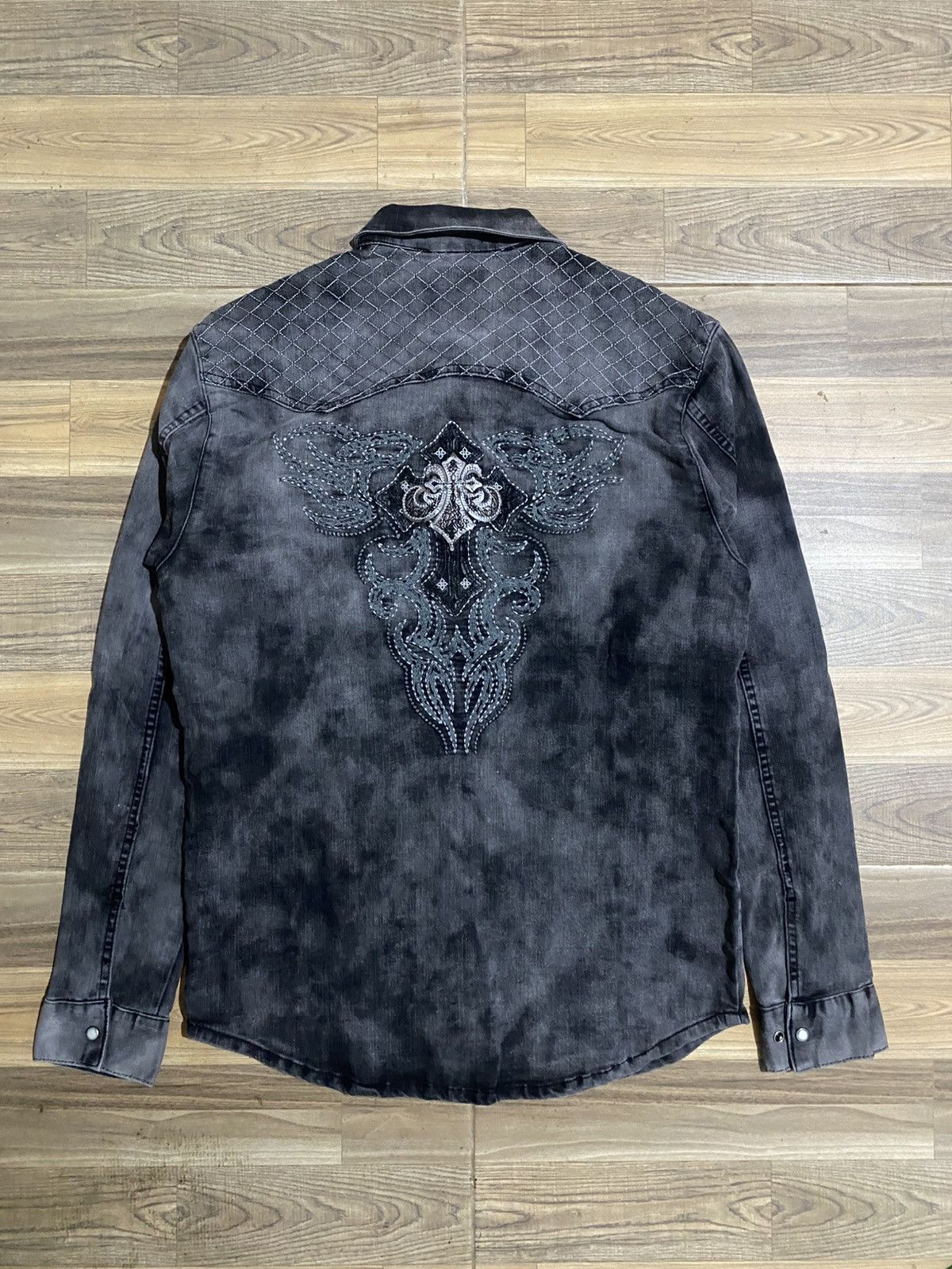 Japanese Brand AVANT GARDE CLOUD 72 BUTTON SHIRT Size US M / EU 48-50 / 2 - 5 Thumbnail