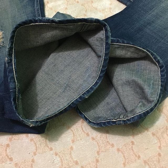 Hysteric Glamour × Japanese Brand × Tornado Mart vintage VANQUIS japan flare denim blackwash Size US 37 - 7 Thumbnail