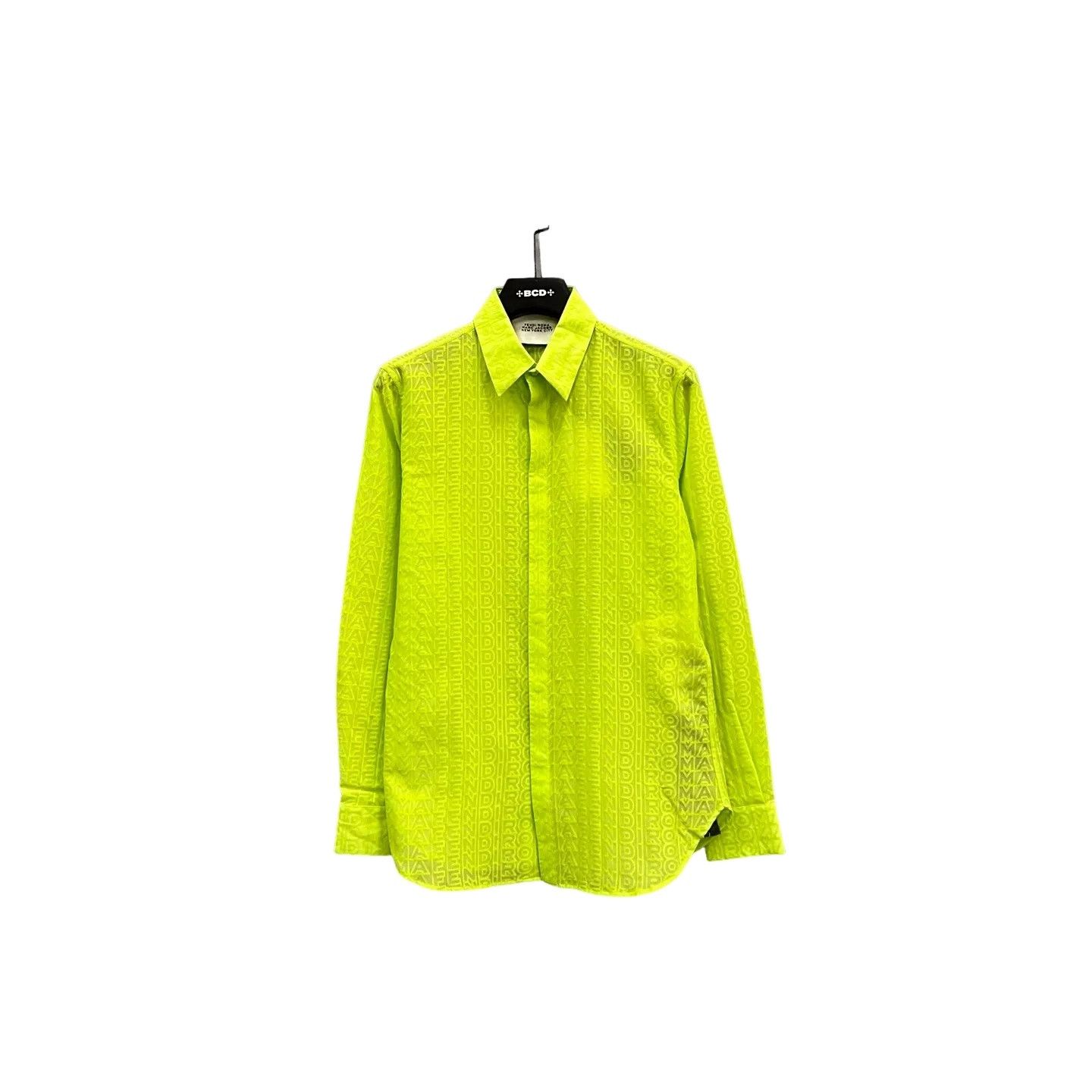 Fendi Fendi x Marc Jacobs Monogram Neon Green Shirt 39 Size US M / EU 48-50 / 2 - 1 Thumbnail