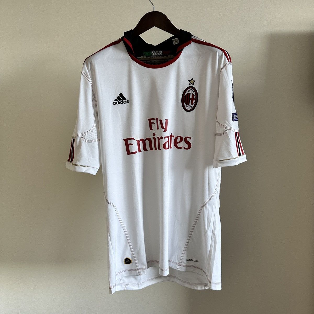 Adidas × Vintage 2010/11 AC MILAN IBRAHIMOVIC #11 AWAY SHIRT SIZE XL ADIDAS Size US XL / EU 56 / 4 - 3 Thumbnail