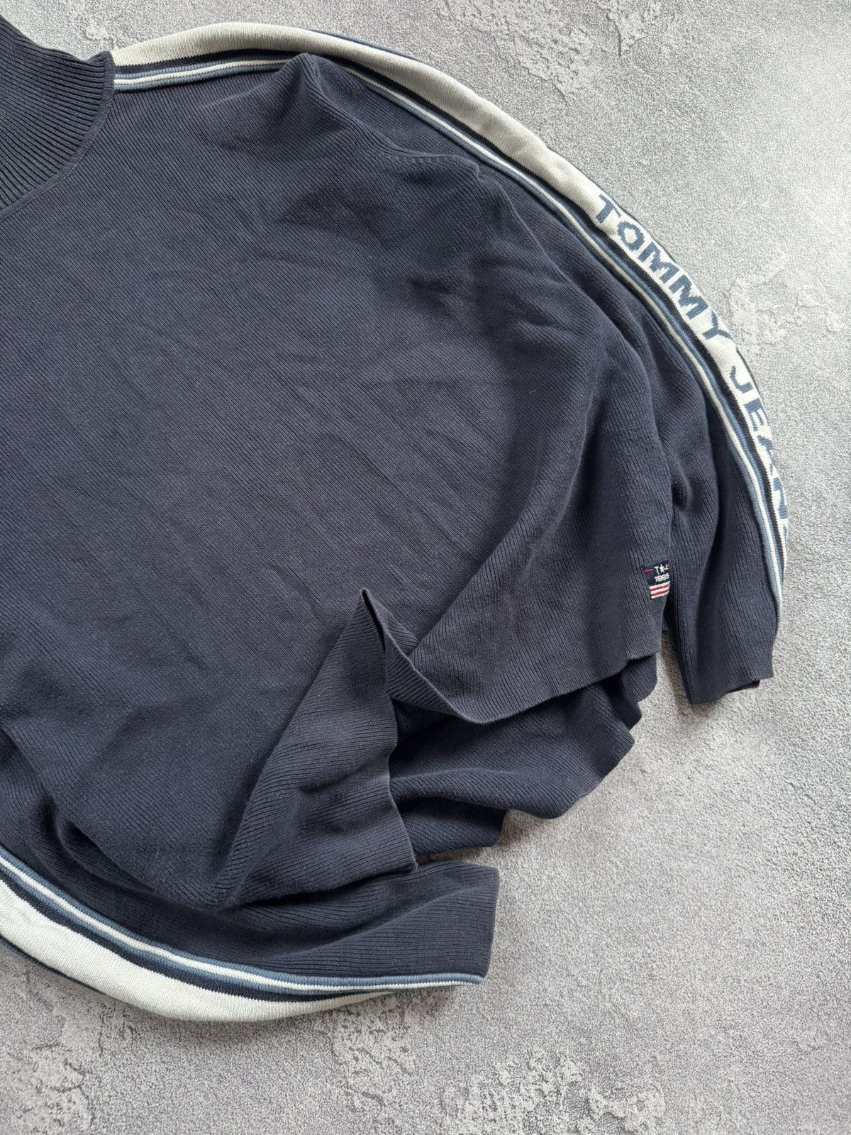 Tommy Hilfiger × Vintage Toomy Hilfiger L turtleneck sweater knitwear jumper pullover Size US L / EU 52-54 / 3 - 3 Thumbnail