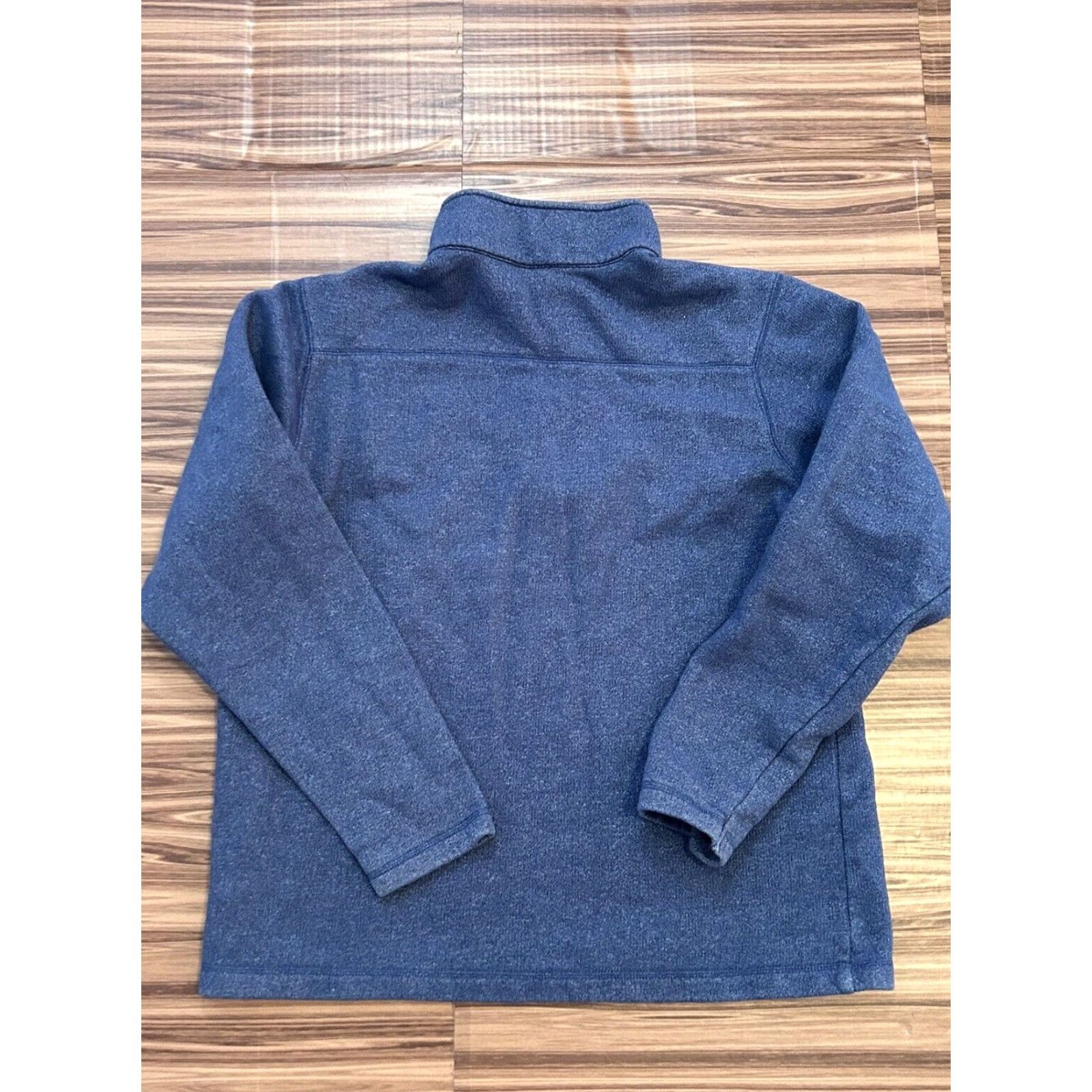 Vintage Columbia Sweater Pullover 1/4 Zip Men Large Blue Logo Outdoor Casual Travel Long Sleeve Mock Neck Regular Classic Fit Size US L / EU 52-54 / 3 - 2 Thumbnail