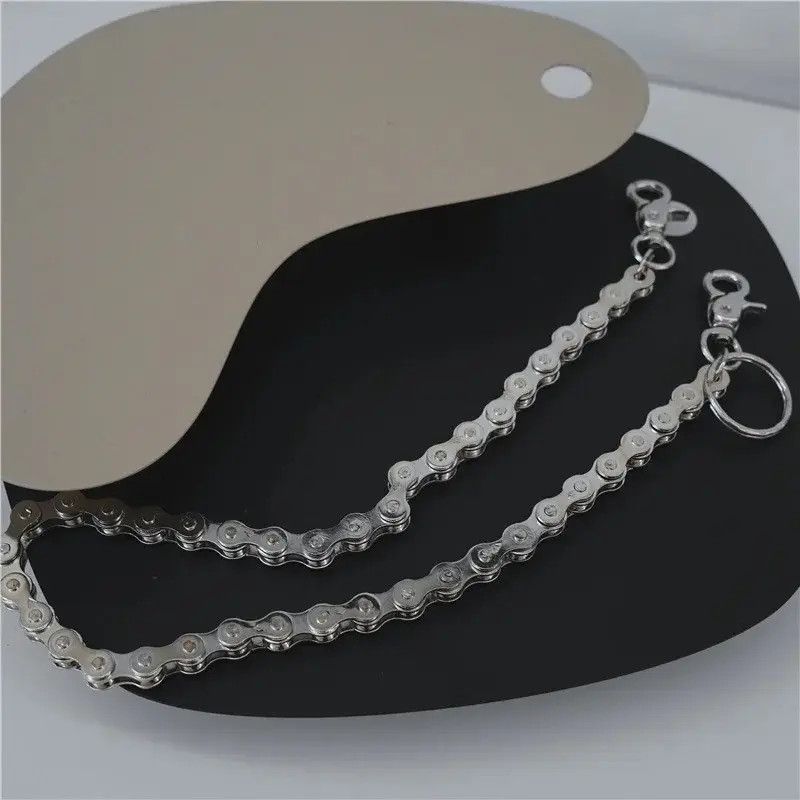 Japanese Brand × Vintage Punk Rock Unique Metal Minimalist Bicycle Chain Keychains Size ONE SIZE - 5 Thumbnail