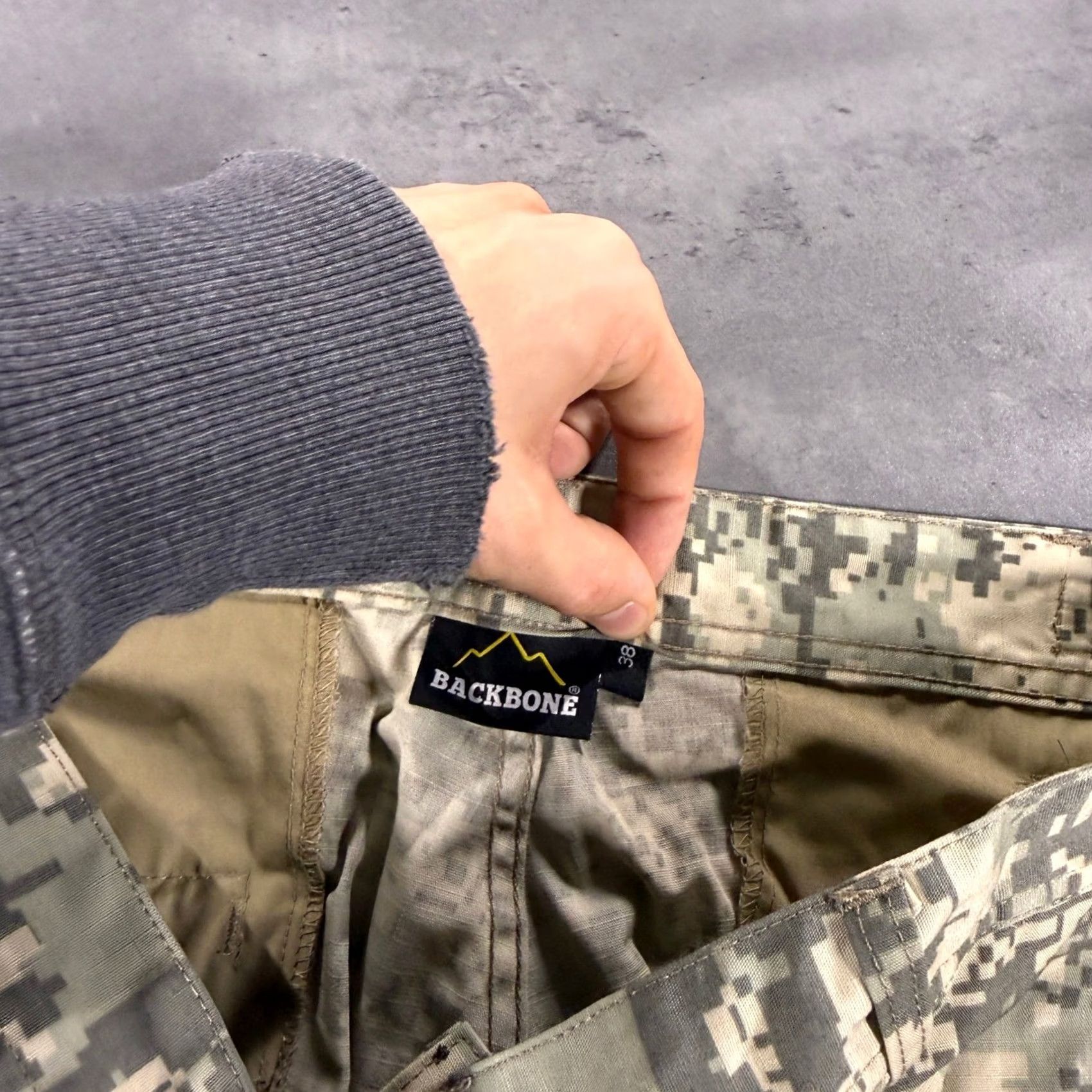 Backbone Backbone Cargo Pants Mens 38x33 Digital Camo Tactical Utility Green Tan Military Size US 38 / EU 54 - 5 Thumbnail
