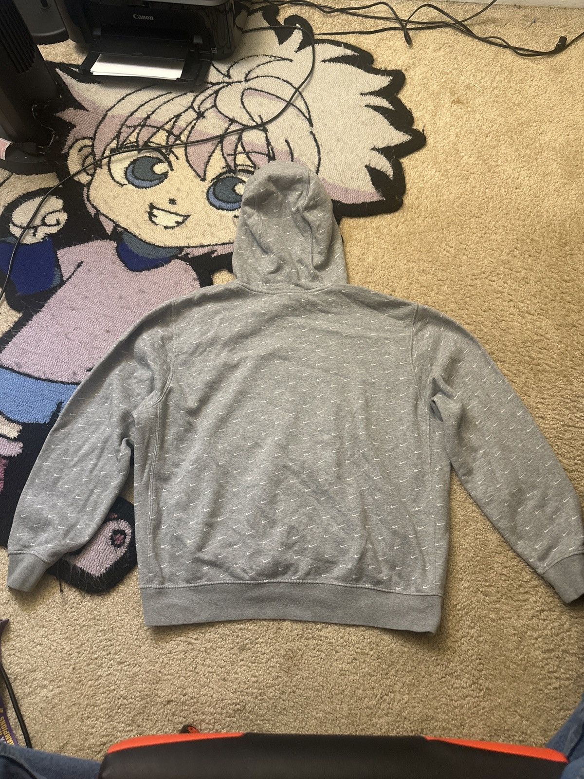 Nike Nike check all over hoodie Size US L / EU 52-54 / 3 - 2 Thumbnail