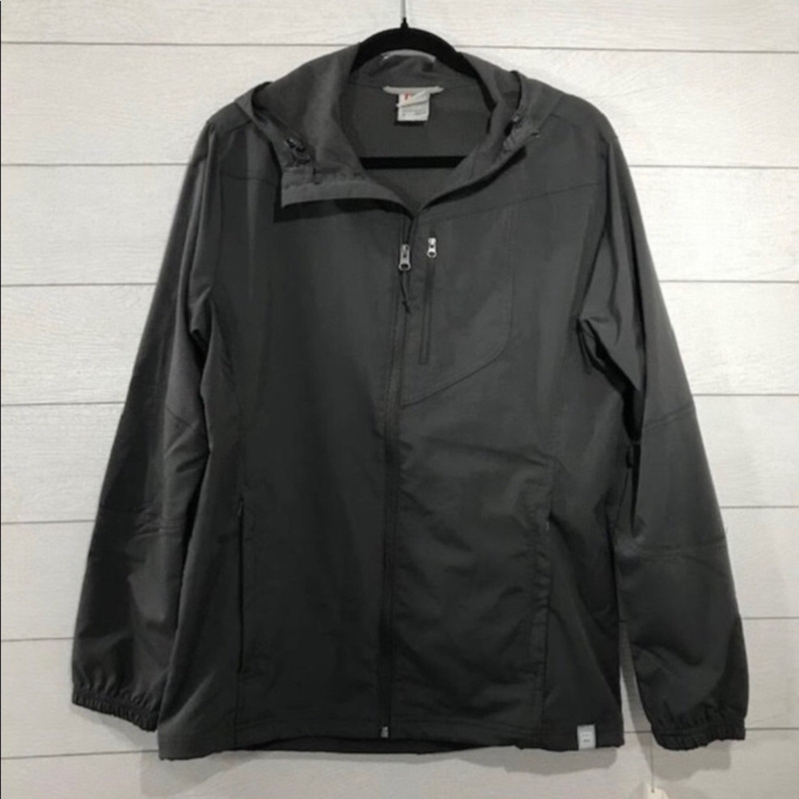 Avalanche Avalanche Gray Hooded Windbreaker Jacket Medium NWT Size US M / EU 48-50 / 2 - 1 Thumbnail