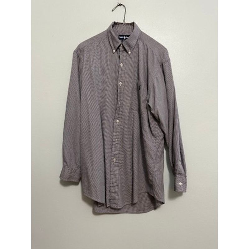 Ralph Lauren Ralph Lauren navy houndstooth Yarmouth button down size 15.5 Size US M / EU 48-50 / 2 - 2 Thumbnail