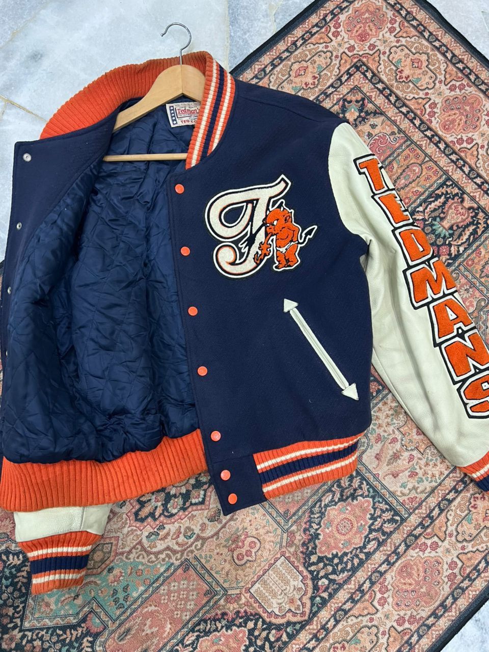 Tedman Tedman’s Devils Embroidery Varsity Jacket Size US L / EU 52-54 / 3 - 8 Thumbnail