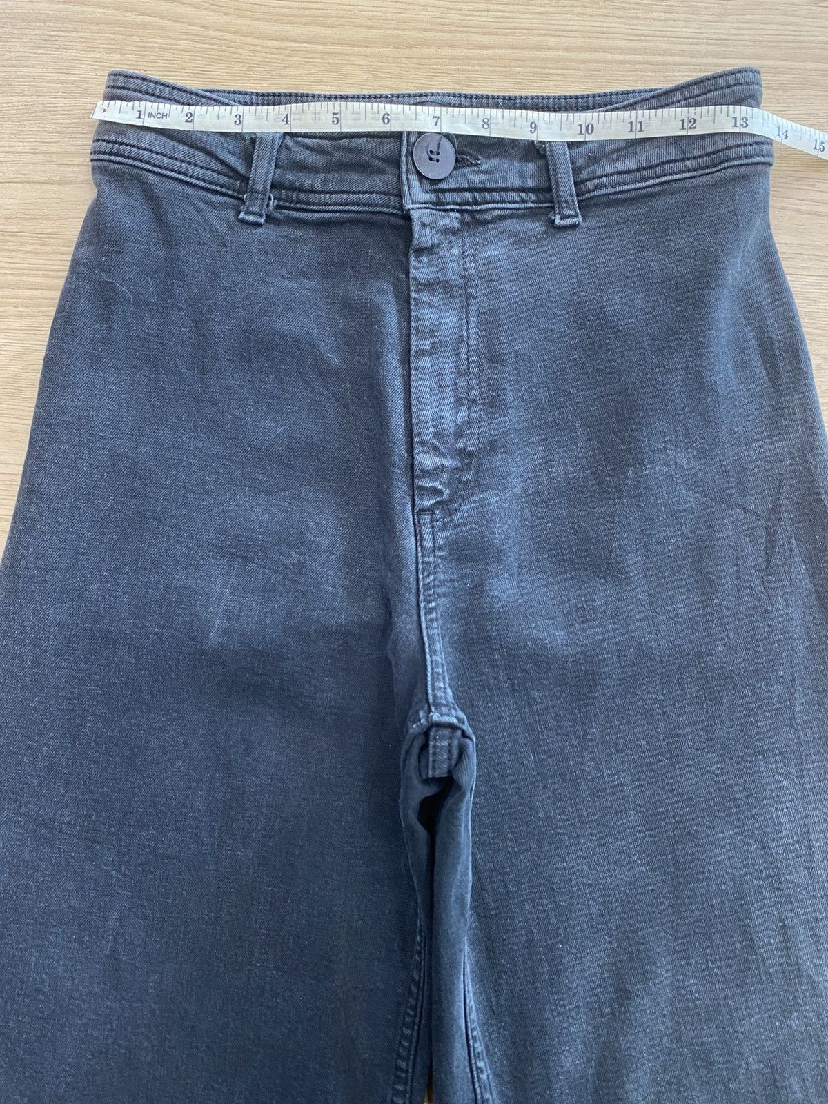 Zara ZARA Baggy Style Hairy Leg Denim Size US 26 / EU 42 - 9 Thumbnail