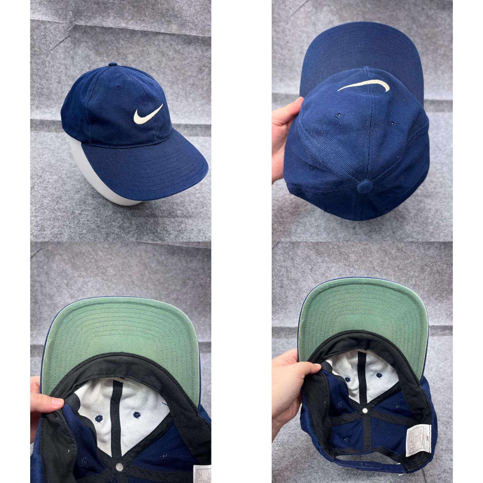 Nike Nike Hat Snap Back Adult One Size Blue 100% Cotton Skate Skater Size ONE SIZE - 8 Thumbnail