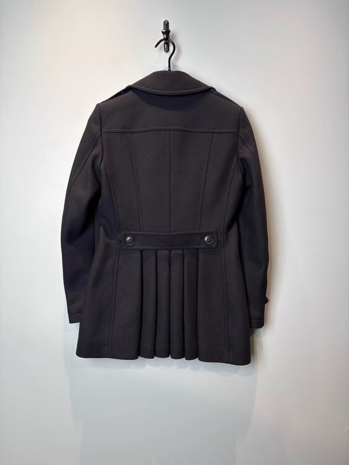 Burberry BURBERRY BRIT Wool Coat K36 Size XXS / US 00 / IT 34 - 2 Thumbnail