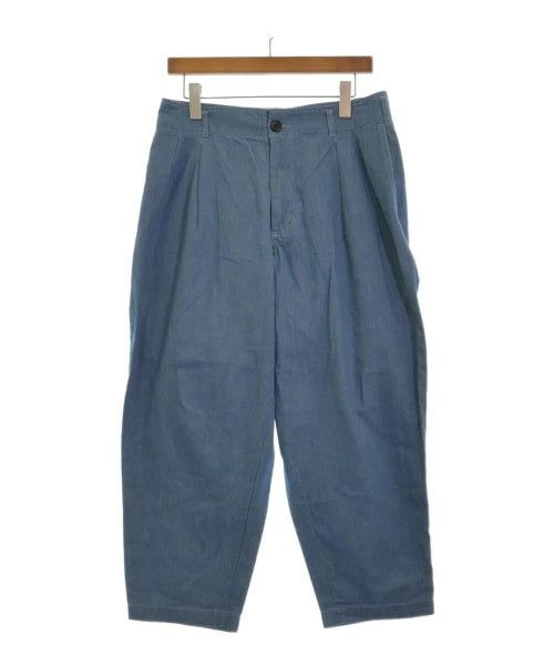Comme des Garcons SHIRT Casual Pants Cotton Zipper Plain 2 Tucks Blue Size US 31 - 1 Thumbnail