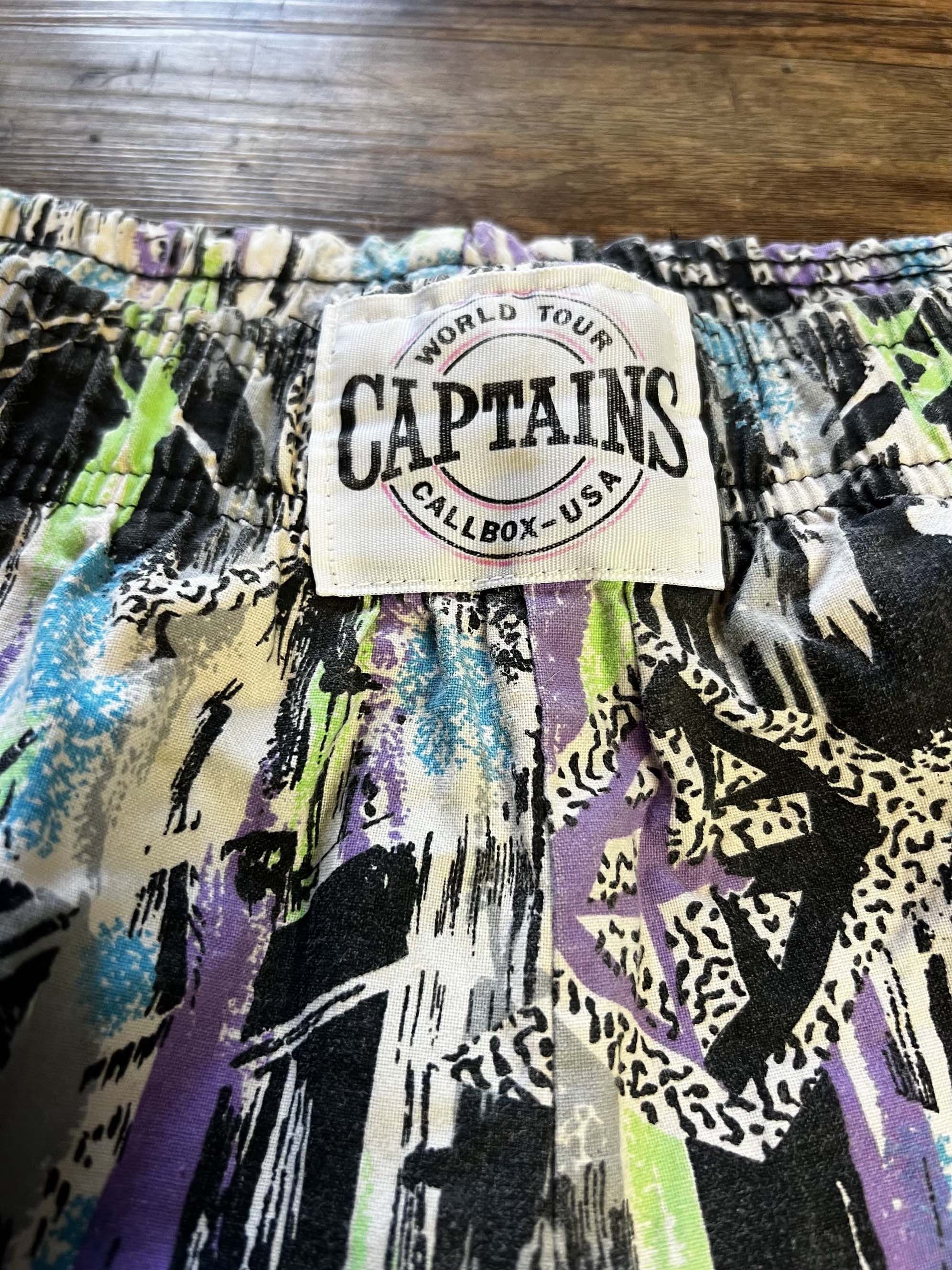 Vintage Vintage 1980's World Tour Captains Baggy Parachute Pants Size US 30 / EU 46 - 3 Thumbnail