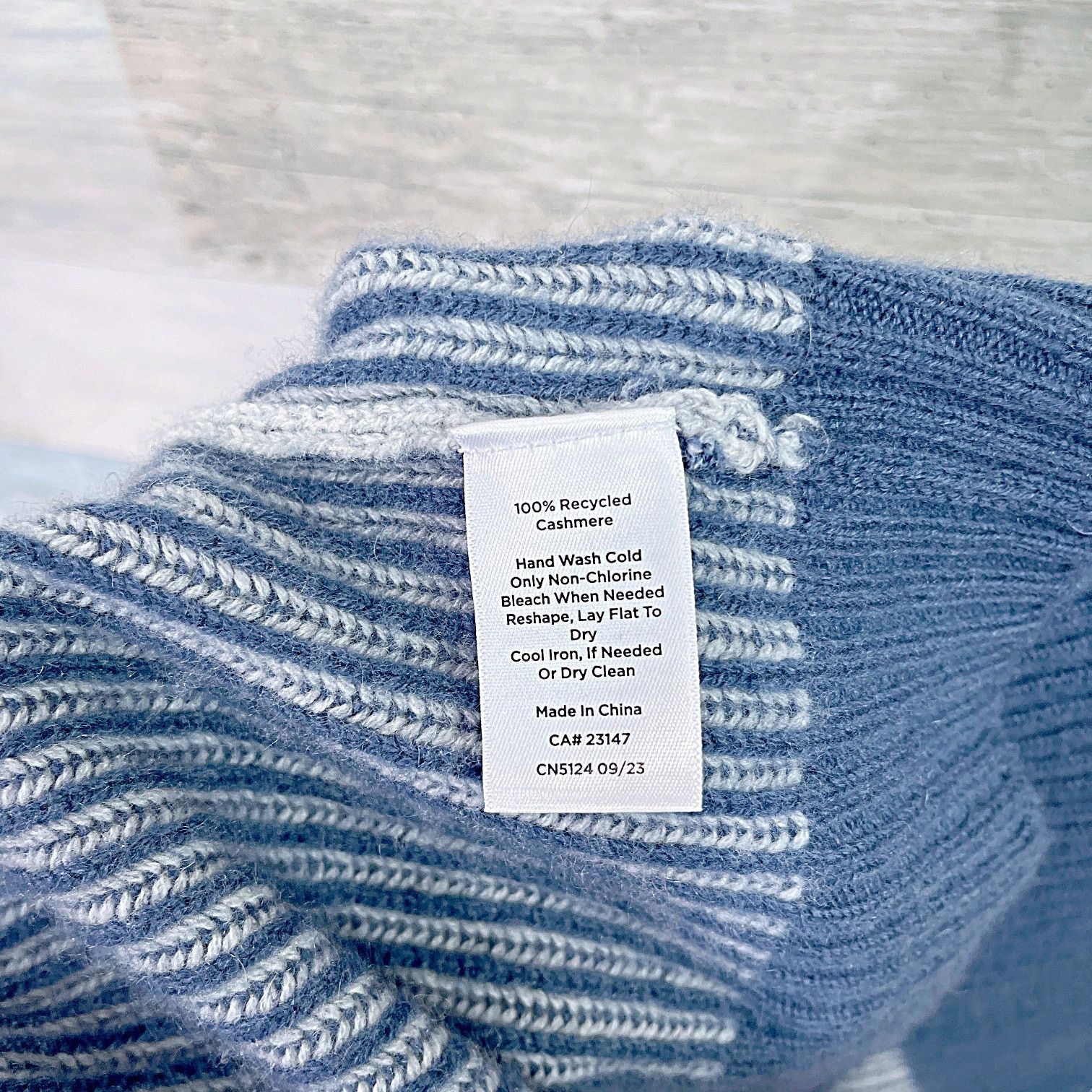 Other Haven Well Within 100% Cashmere Cardigan Blue Womens Large Size L / US 10 / IT 46 - 7 Thumbnail