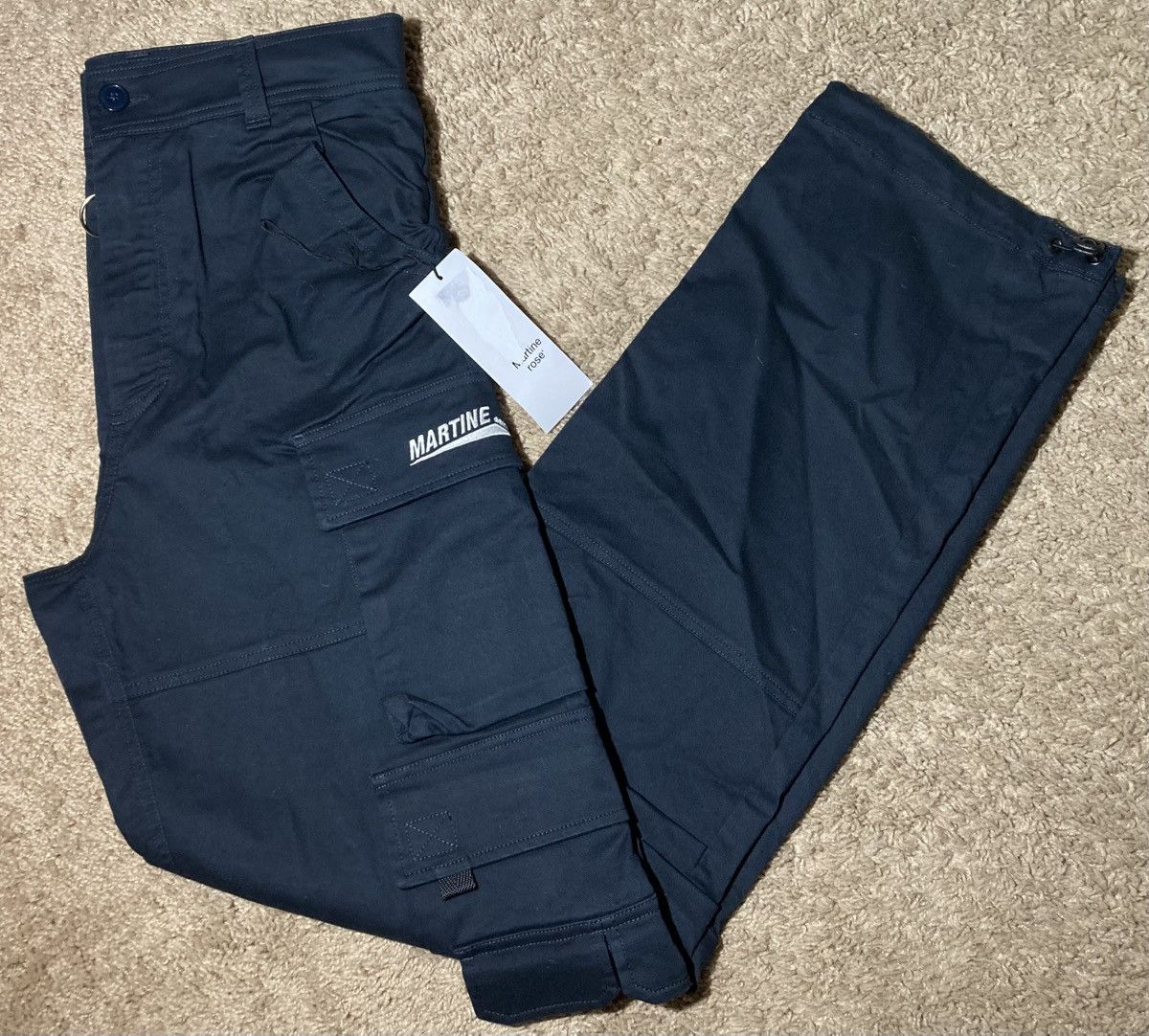 Martine Rose New SS23 Martine Rose Pulled Cargo Trouser Navy 2023 Travis Size US 30 / EU 46 - 1 Thumbnail