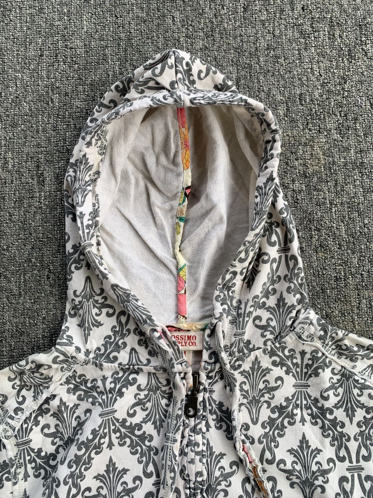 Mossimo Mossimo Sick Tribal Full Printed Distressed Jacket Hoodie Size US M / EU 48-50 / 2 - 2 Thumbnail