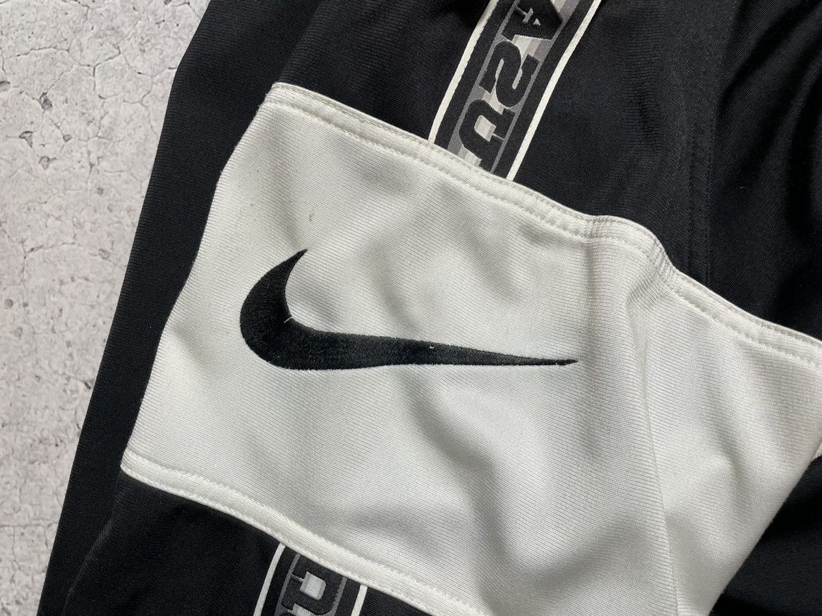 Nike Vintage 90s Short Sleeve Shirt Track Jacket Nike Swoosh Y2K Size US M / EU 48-50 / 2 - 12 Thumbnail