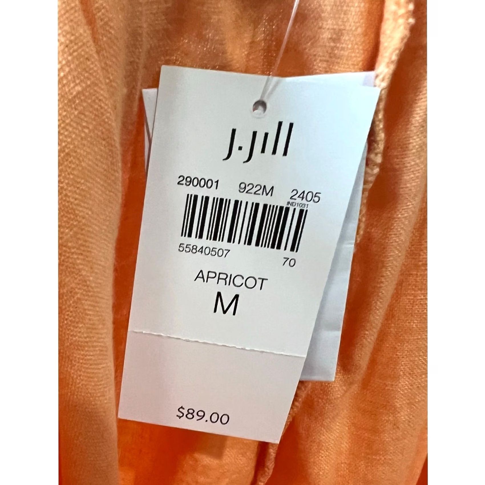 J. Jill VINTAGE J.JILL Love Linen Orange Semi Elastic Waist Wide Leg Casual Everyday Pants Sz M Size 32" / US 10 / IT 46 - 7 Thumbnail