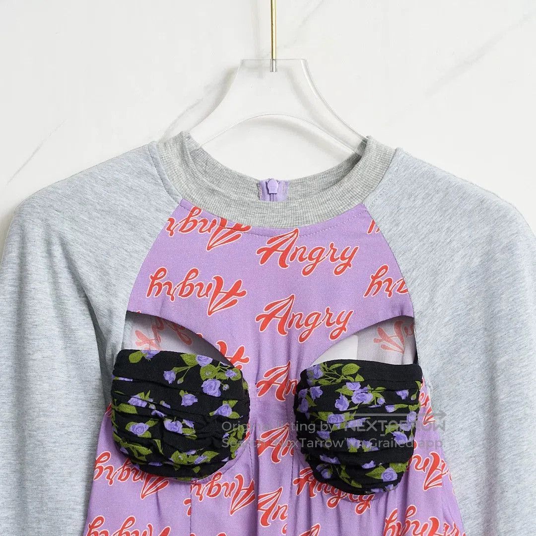 Natasha Zinko Natasha Zinko Women's Floral Hollow Top. Size M / US 6-8 / IT 42-44 - 2 Thumbnail