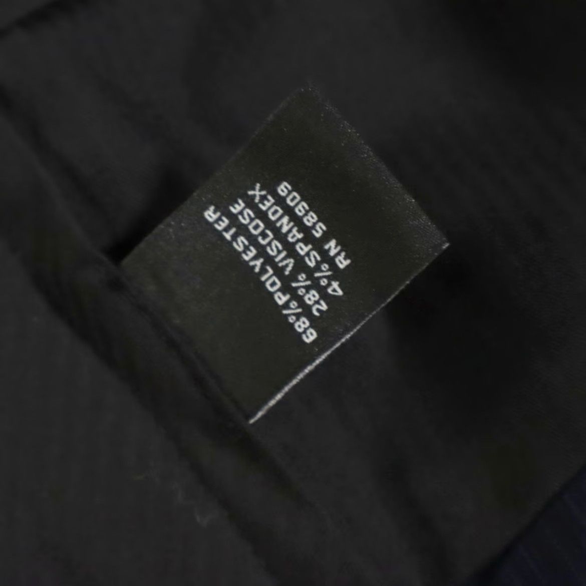 Murano Murano Slim Fit Chino Pants Navy Plaid Men's 38 - Alex Slim Fit Polyester Woven Casual Trousers Size US 38 / EU 54 - 7 Thumbnail