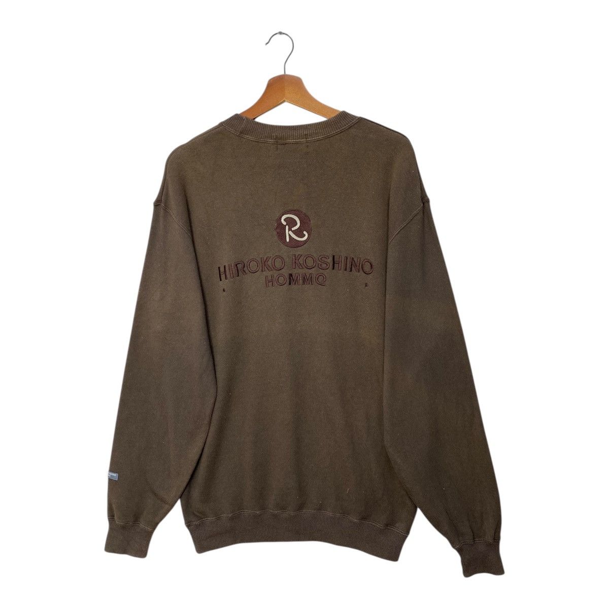 Hiroko Koshino Homme Japanese Brand Hiroko Koshino Sweatshirt Big Spellout Size M Size US M / EU 48-50 / 2 - 5 Thumbnail