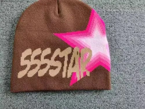 Other Super Star Graphic No Cuff Beanie Hat Brown Size ONE SIZE - 2 Thumbnail