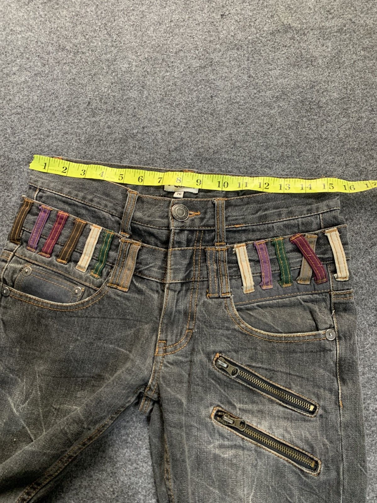 If Six Was Nine × Japanese Brand × Le Grande Bleu (L.G.B.) Lace up nylaus double waist pant vkei style japanese brand Size US 30 / EU 46 - 15 Thumbnail