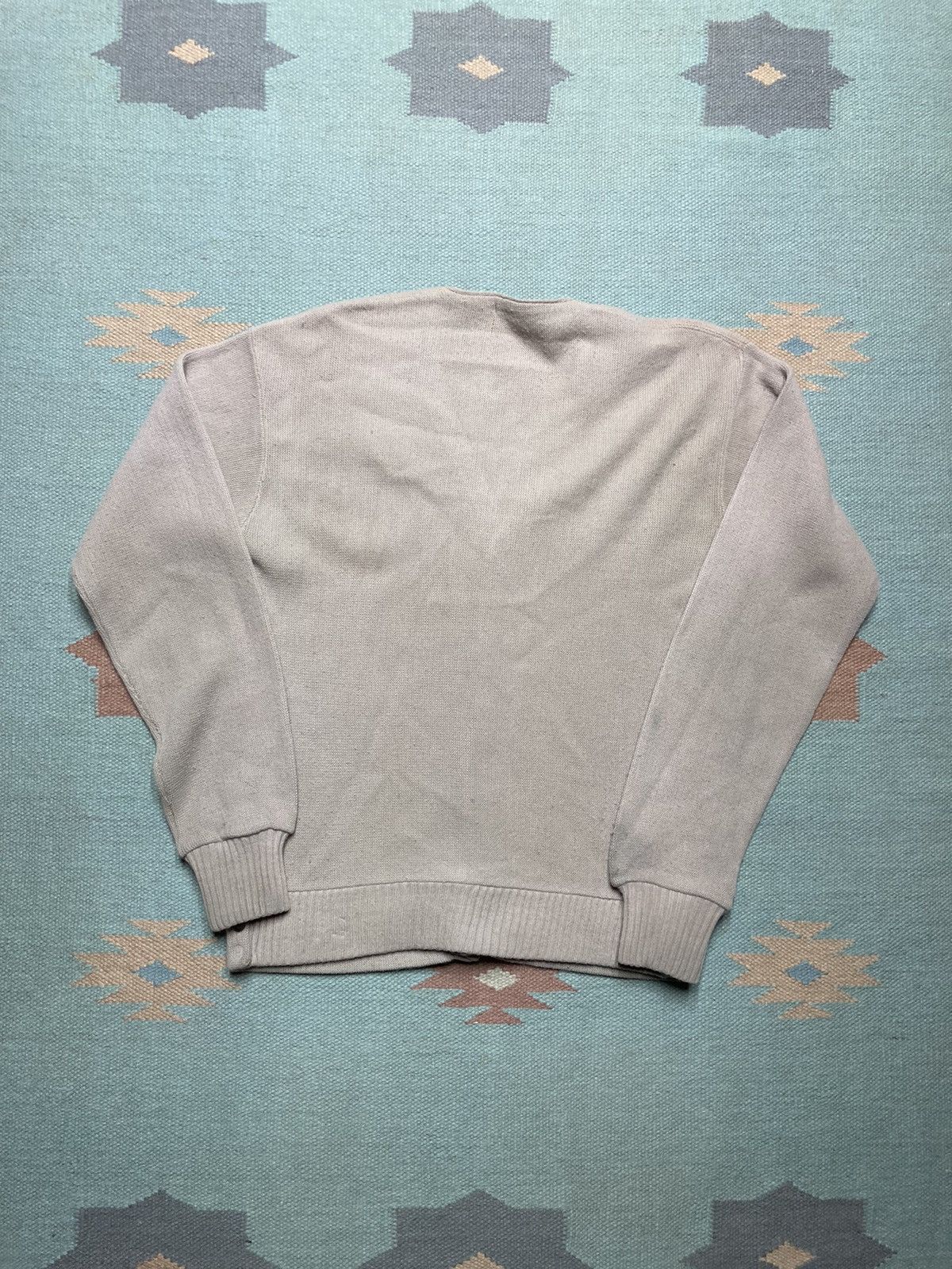 Vintage 60s cardigan sweater v neck wool blend knit button front M Size US M / EU 48-50 / 2 - 7 Thumbnail
