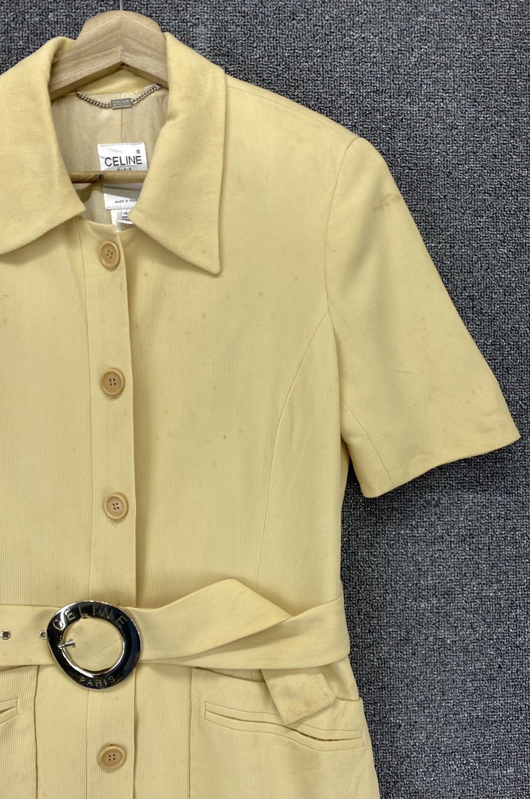 Celine Vintage Celine Paris Shirts Button Up Flannel Size M / US 6-8 / IT 42-44 - 6 Thumbnail