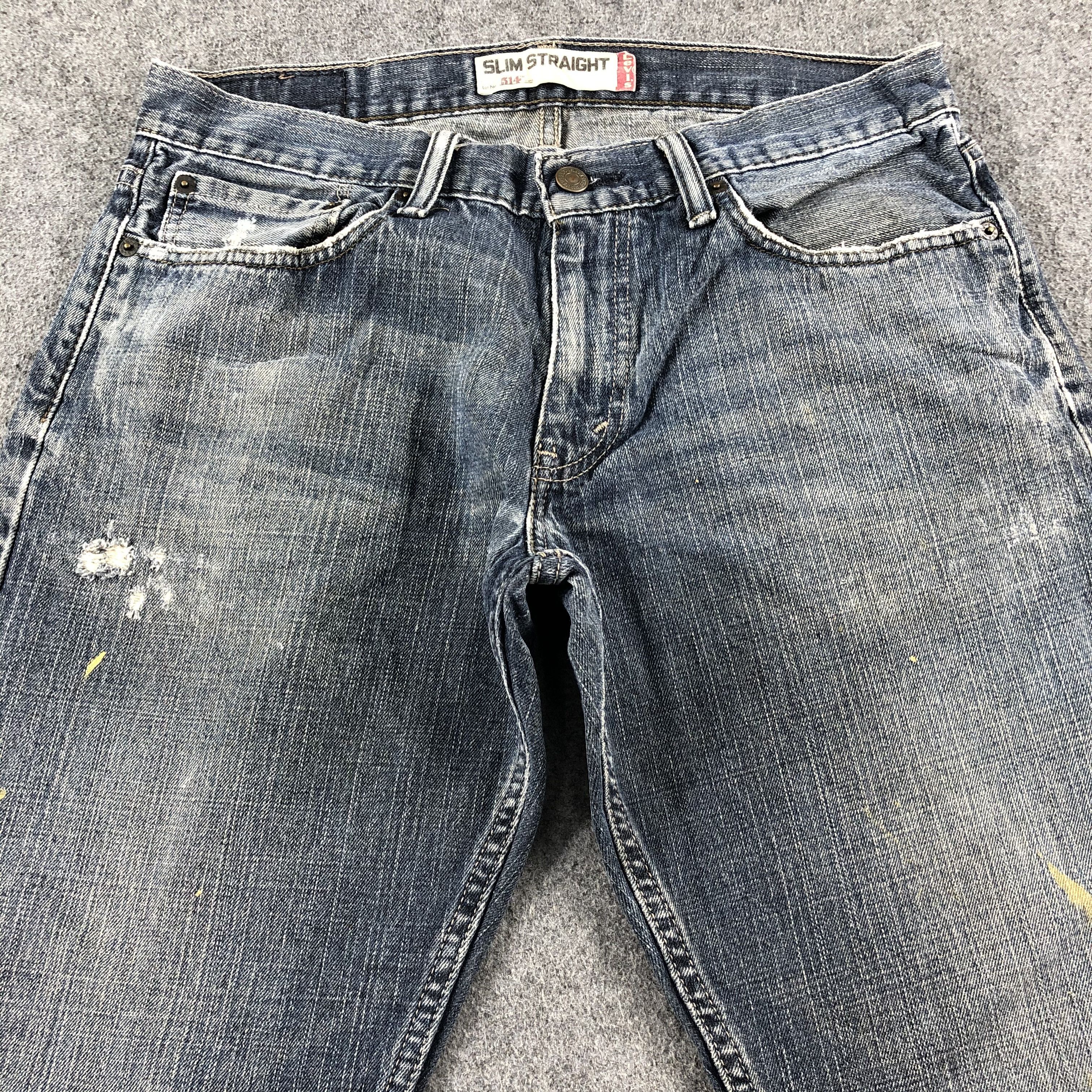 Levi's Vintage Faded Black Levis 514 Jeans-J2613 Size US 32 / EU 48 - 3 Thumbnail