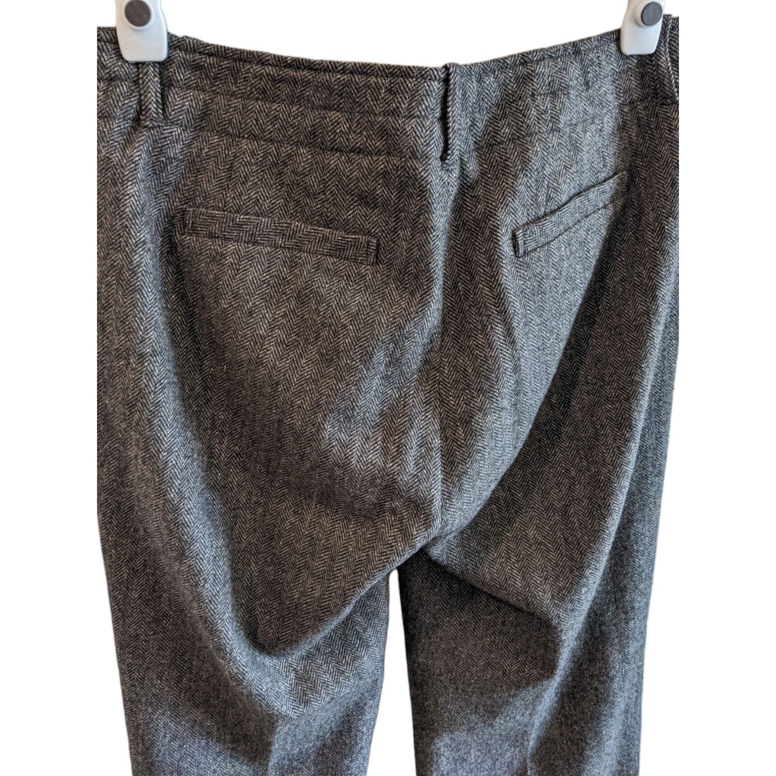 Eddie Bauer Eddie Bauer Wool Blakely Fit Herringbone Trousers Size 8 Size 30" / US 8 / IT 44 - 4 Thumbnail