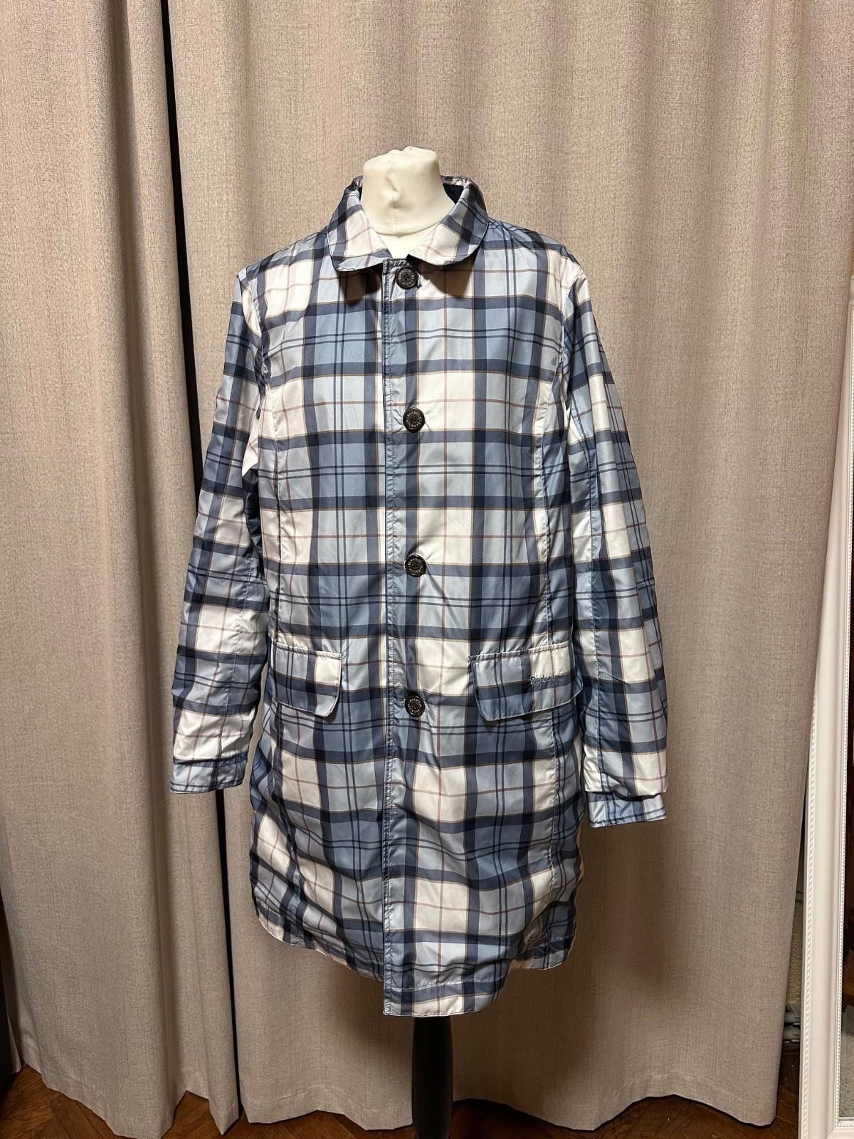 Barbour BARBOUR CHECK REVERSIBLE DERBY MAC LAMINATED RAIN JACKET Size XXL / US 16-18 / IT 52-54 - 2 Thumbnail