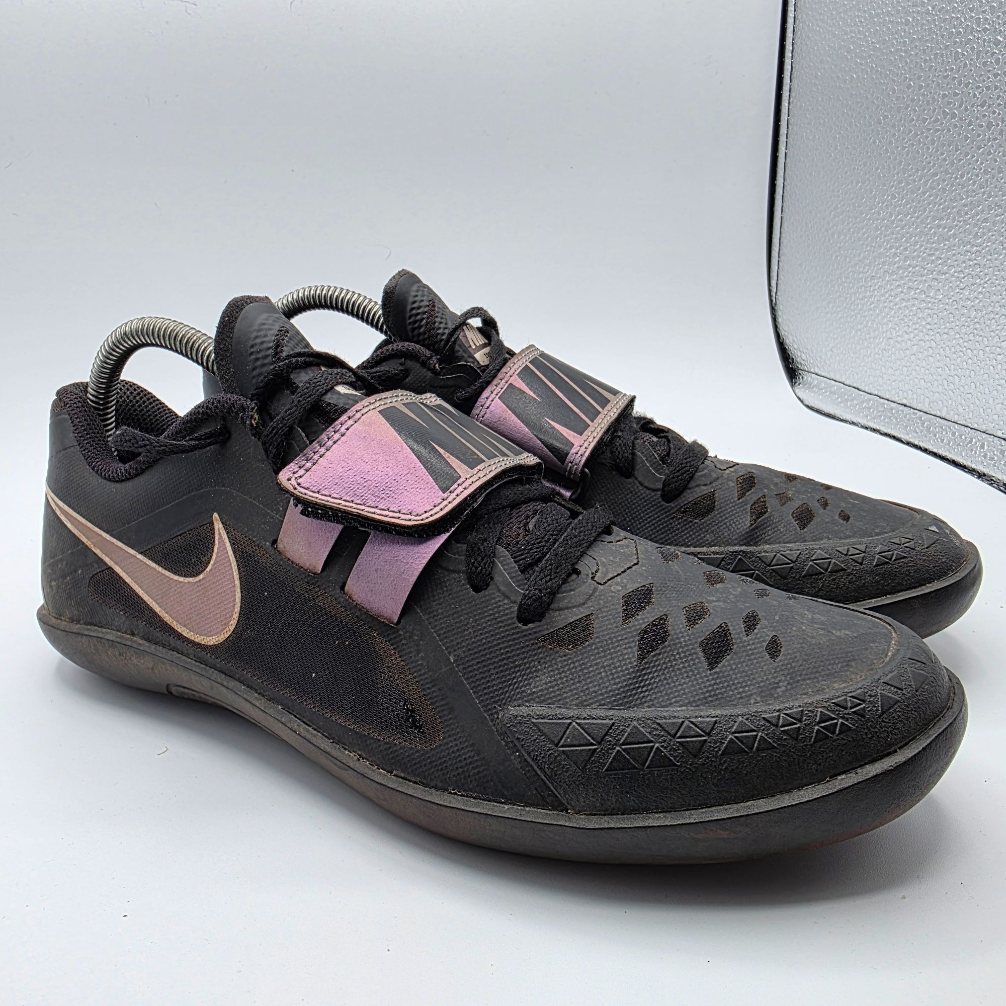 Nike Nike Zoom Rival SD Track And Field Mens Size 8 Black Purple Size US 8 / EU 41 - 1 Thumbnail