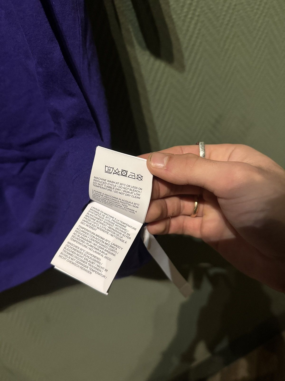 Off-White Purple and yellow off white T shirt Size US S / EU 44-46 / 1 - 6 Thumbnail
