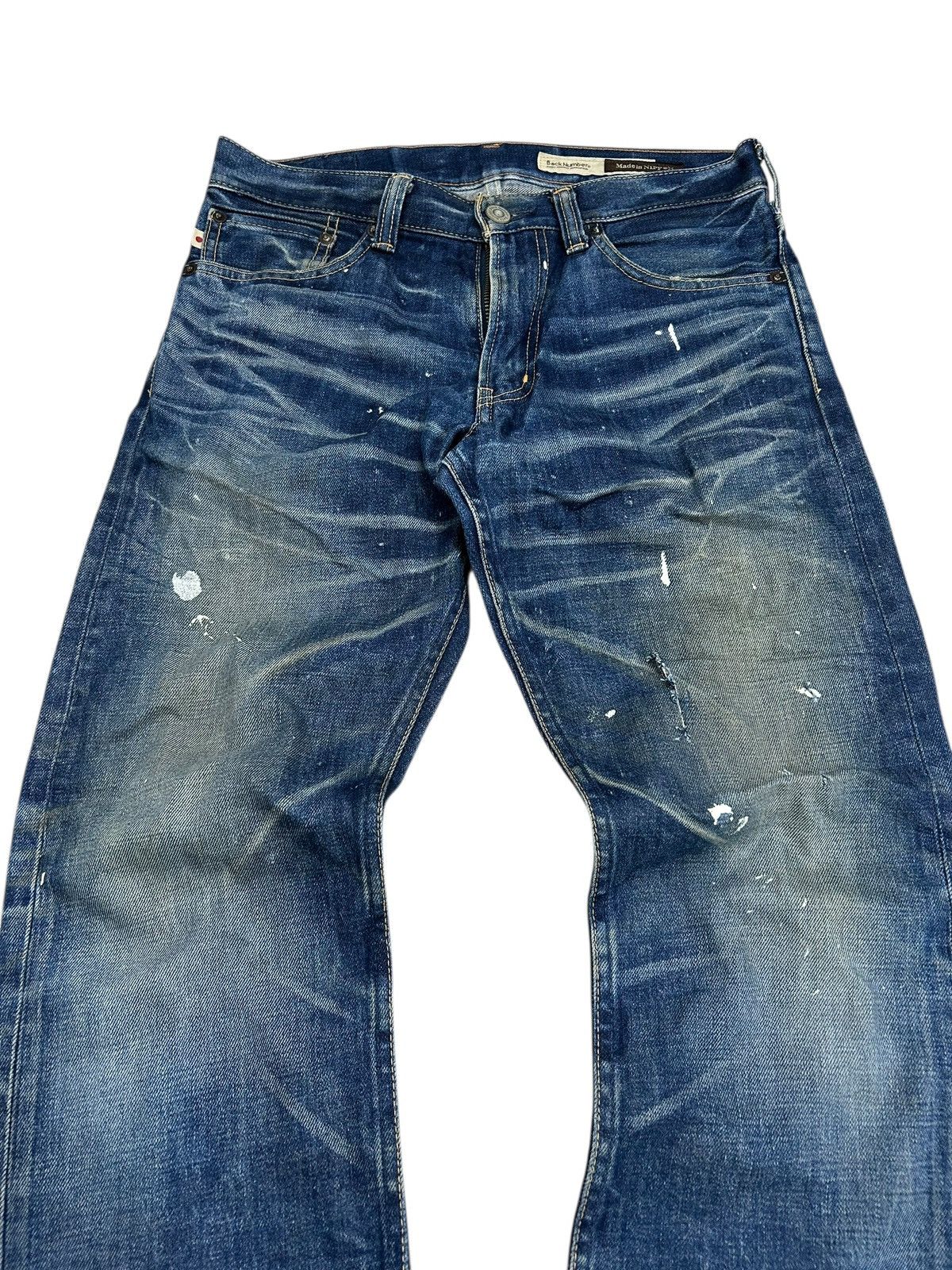 Japanese Brand × Vintage Nippon Japan Made Jean Statement Pants Splatter Painter Size US 31 - 4 Thumbnail