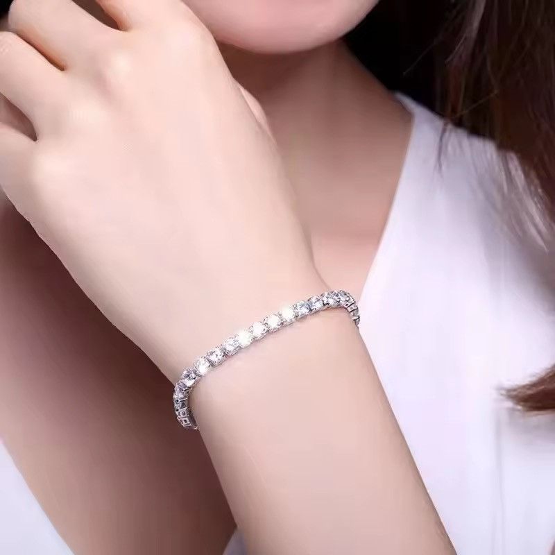 Jewelry DIAMOND Iced Out Bracelet Link 16 cm Size ONE SIZE - 4 Thumbnail
