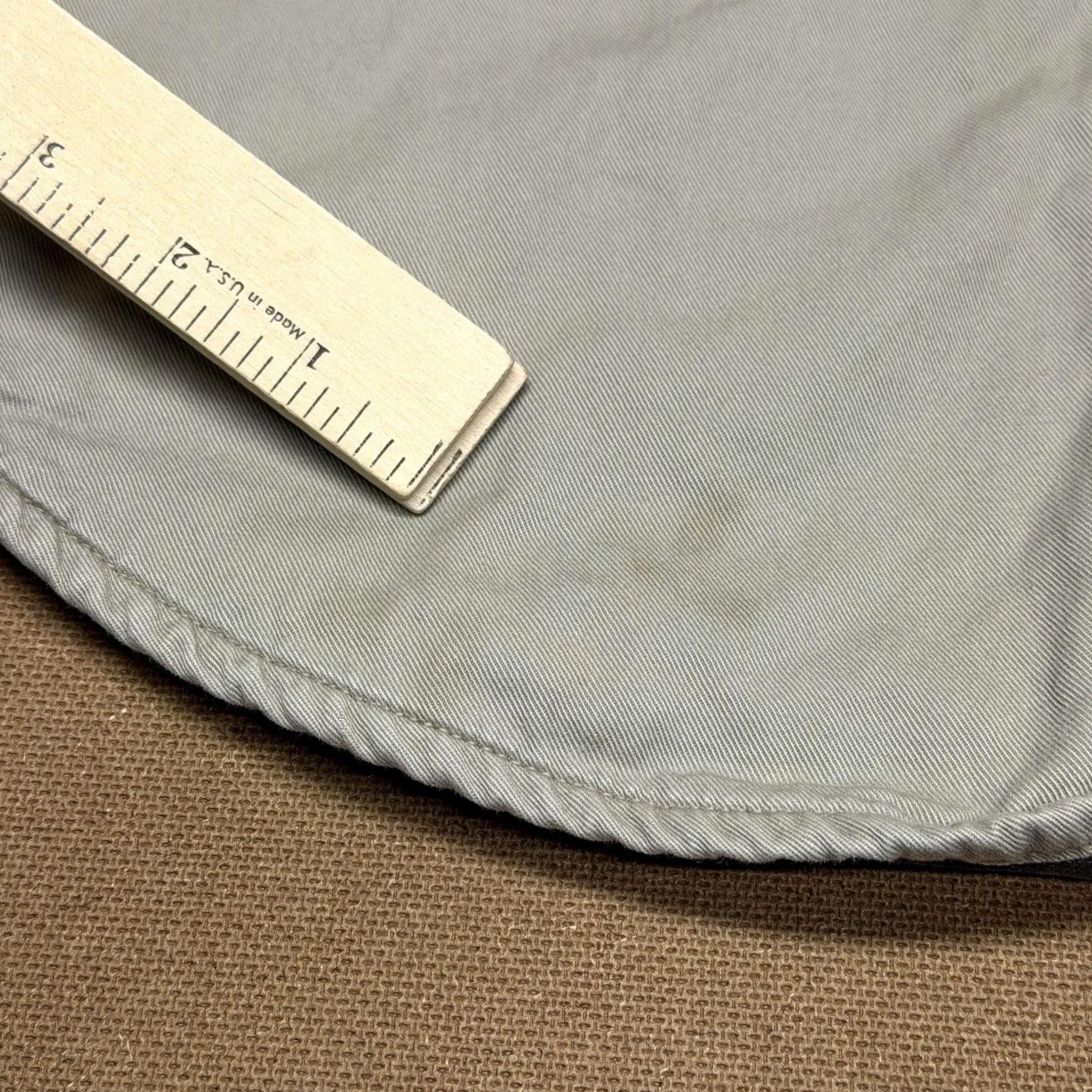 Vintage St. John's Bay Shirt Mens M Gray Twill Flannel Lined Button Up Workwear Size US M / EU 48-50 / 2 - 2 Thumbnail