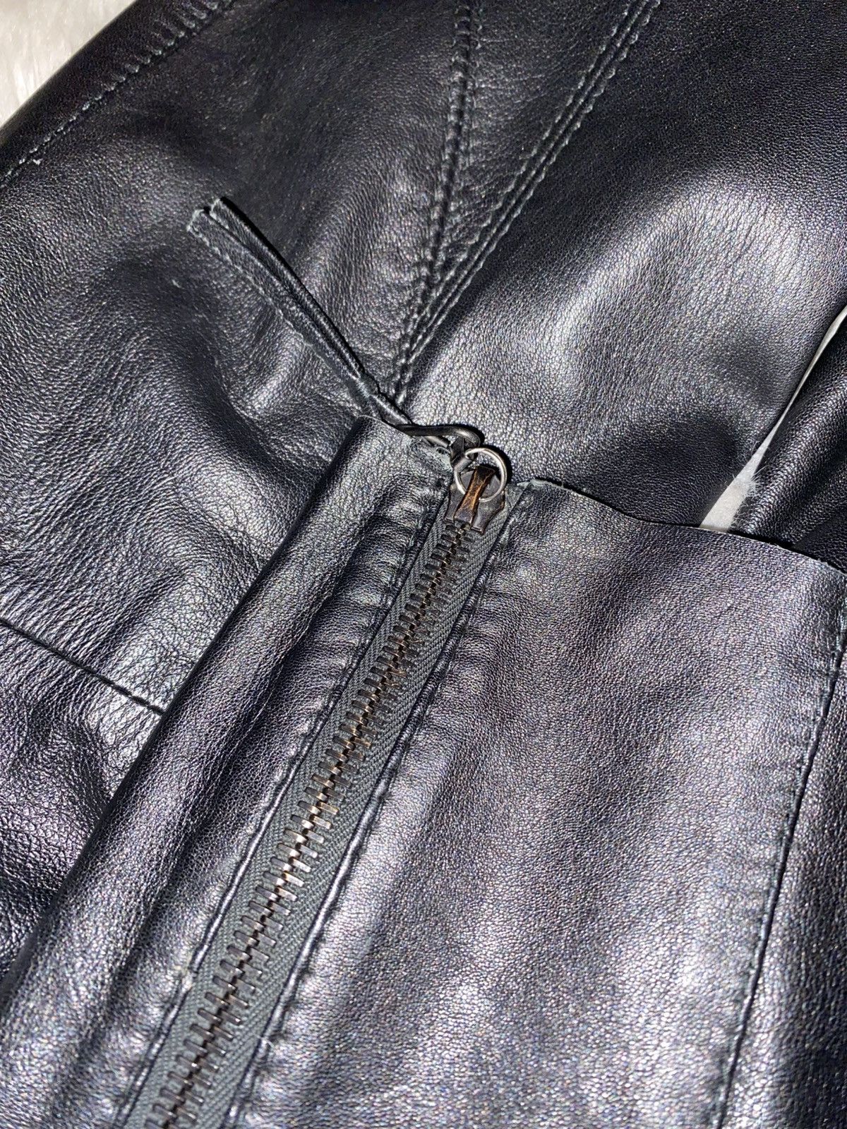 Gianfranco Ferre Gianfranco Ferre 90s Vintage Lambskin Women’s Pants Size 28" / US 6 / IT 42 - 6 Thumbnail
