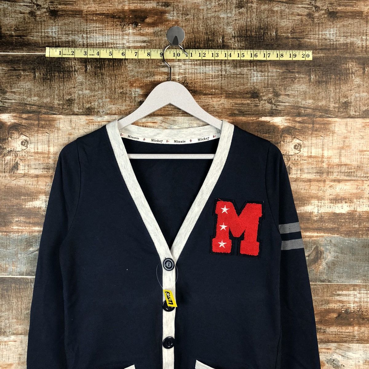 Disney × Mickey Mouse Mickey Mouse Dark Blue Cardigan Knitwear #A1577 Size S / US 4 / IT 40 - 7 Thumbnail