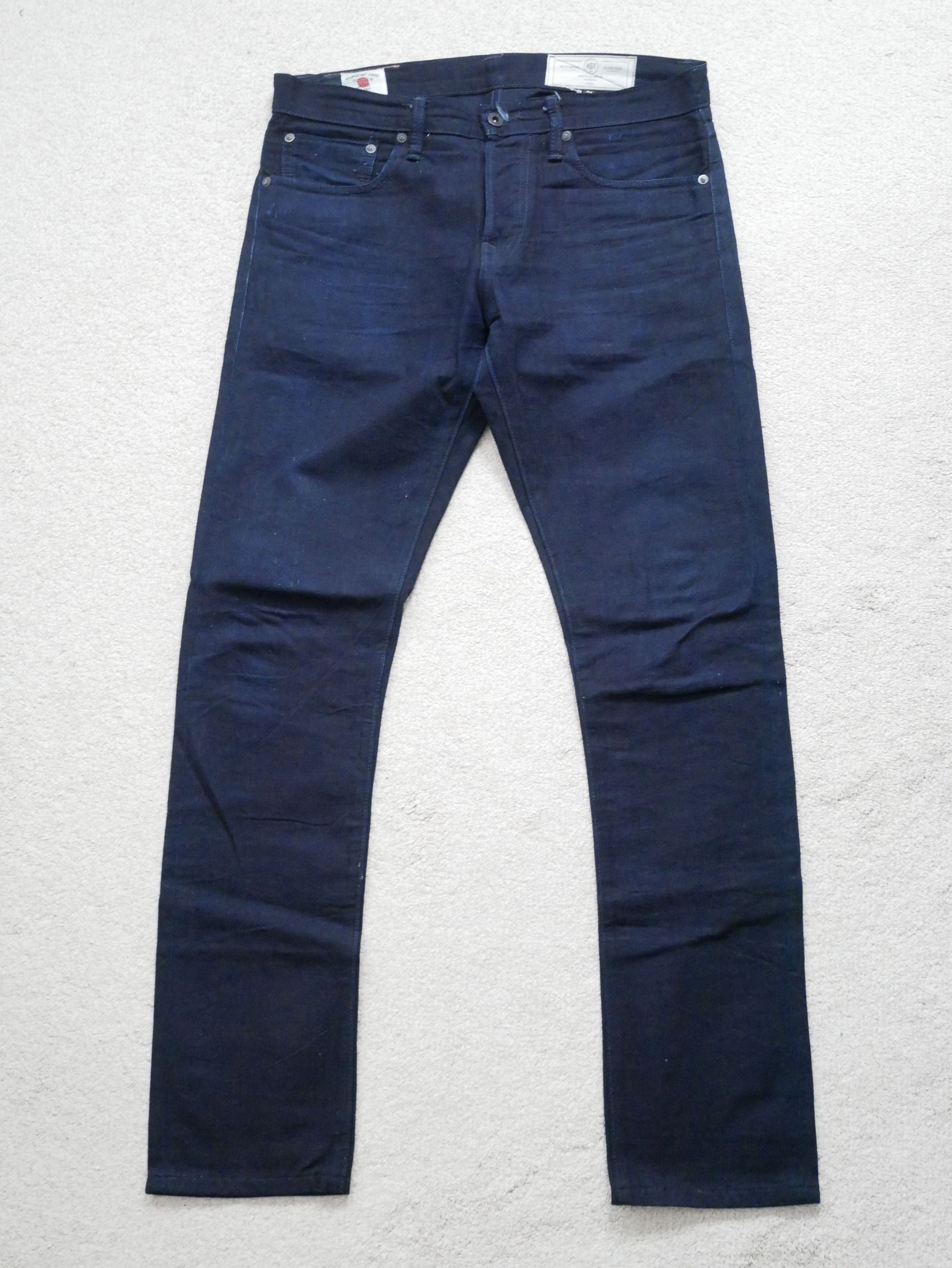 Rogue Territory Rogue Territory SK Skinny Selvedge Jeans in Navy Size US 31 - 1 Thumbnail