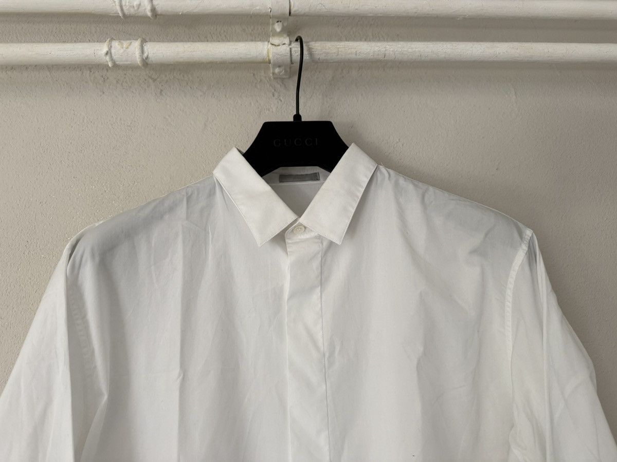Dior Dior Bee Embroidered White Poplin Shirt Size US M / EU 48-50 / 2 - 2 Thumbnail