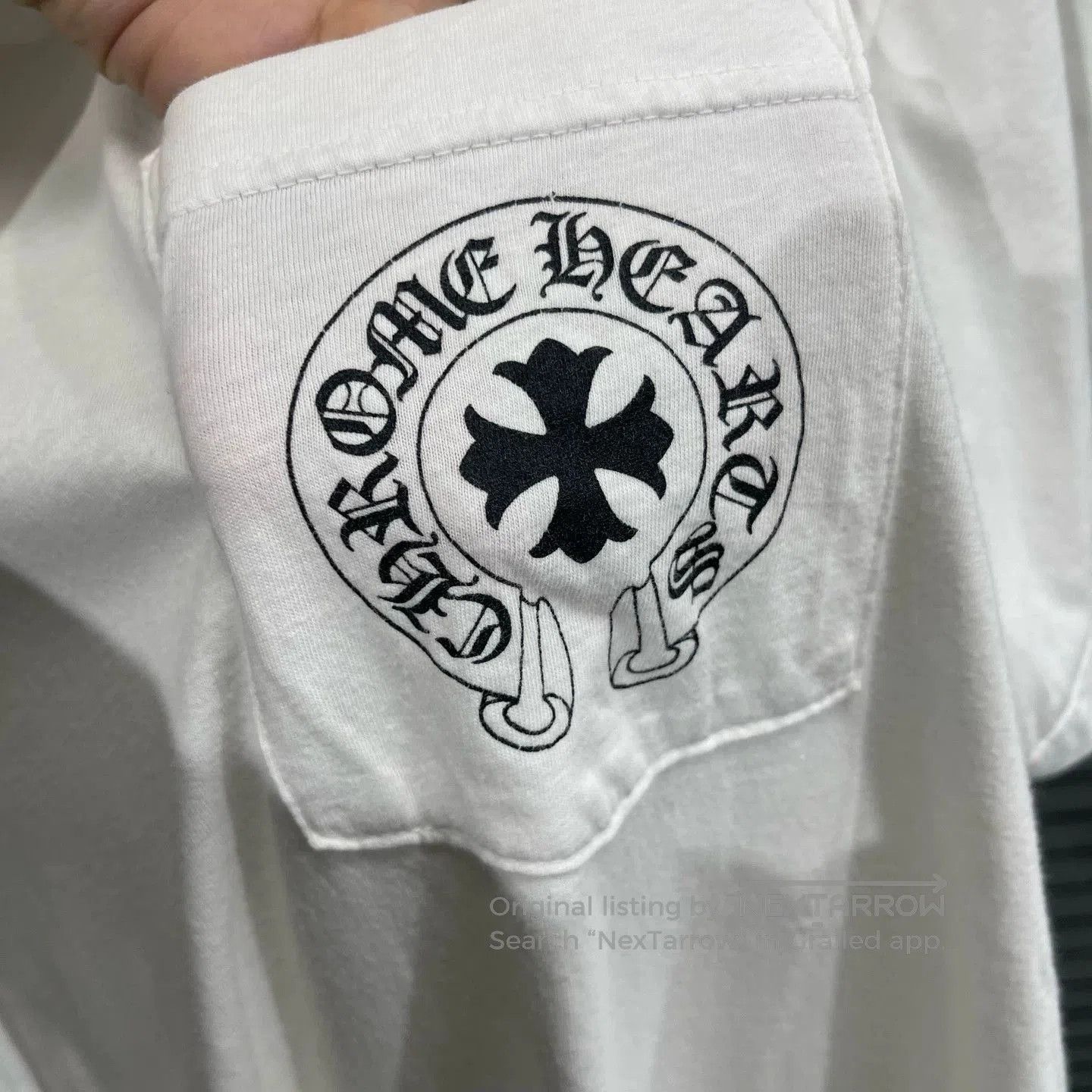 Chrome Hearts White Short-Sleeve Pocket T-Shirt Size S. Size US S / EU 44-46 / 1 - 4 Thumbnail